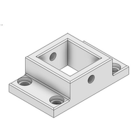 MODULAR SOLUTIONS PROFILE&lt;br&gt;30 SERIES CONNECTING FLANGE W/ HARDWARE
